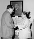 China: Mao Zedong warmly greeting Madame Sun Yat-sen (Soong Ching Ling) at the latter's Huaihai Road residence, Shanghai, 5 November, 1961