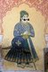 India: A mural showing a Rajput warrior on a wall in Jaipur, Rajasthan